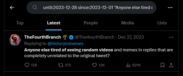 The first person to use this phrase on Twitter