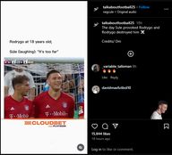 Cloudbet advert on a Instagram Reel.